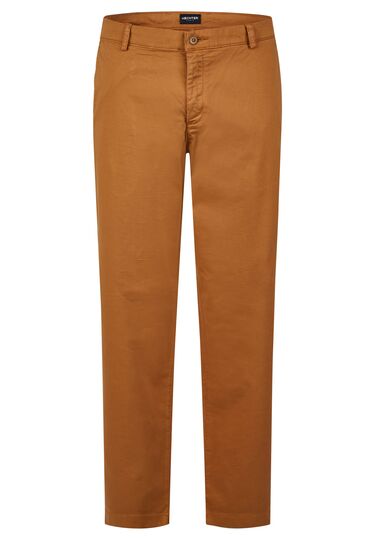 Klassische Chinohose, Camel Frontansicht