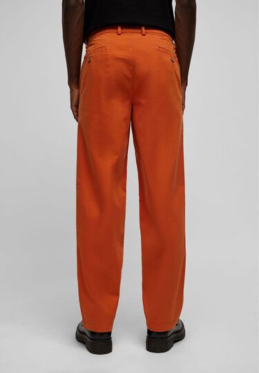 Klassische Chinohose, Camel Detailansicht 2