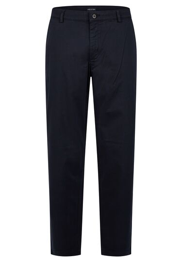 Klassische Chinohose, Midnight blue Frontansicht