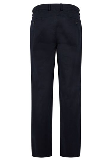 Klassische Chinohose, Midnight blue Rückansicht