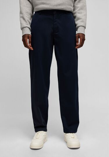 Klassische Chinohose, Midnight blue Detailansicht 2