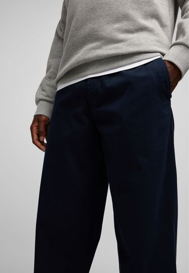 Klassische Chinohose, Midnight blue