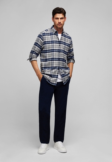 Chino Trousers, midnight blue