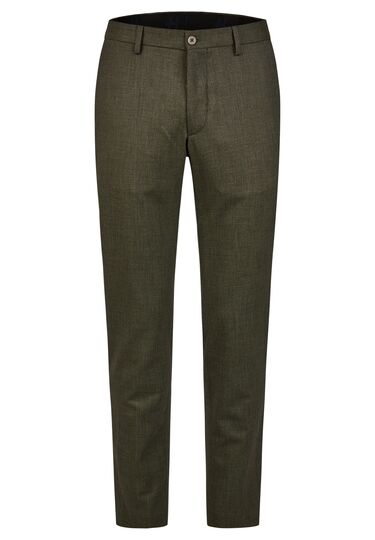 H-XTENSION Anzughose, Dark olive Frontansicht