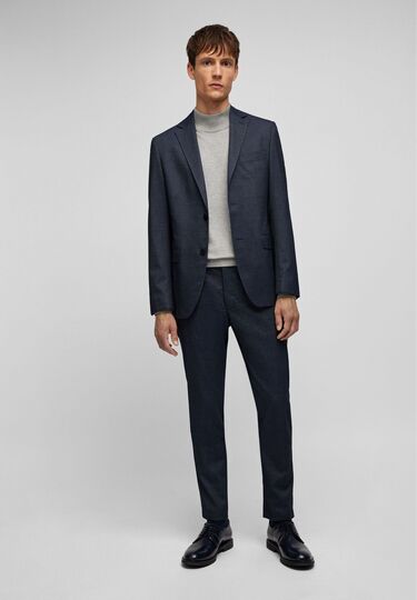 H-XTENSION Anzughose, Dark blue Frontansicht