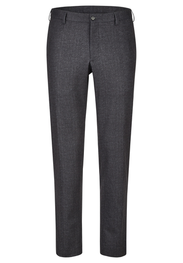 TROUSERS MODERN FIT, Carbon Frontansicht