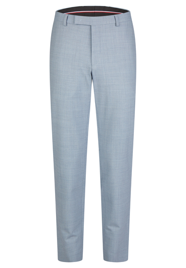 Modern Fit Anzughose, steel blue Frontansicht