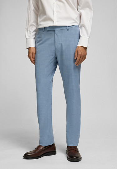 Modern Fit Anzughose, steel blue