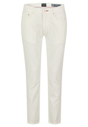 Casual 5-pocket jeans, white Frontansicht