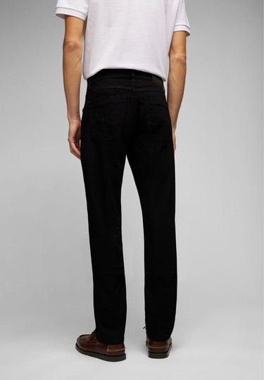 Regular Tapered 5 Pocket Jeans, black Detailansicht 1