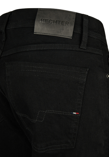 Regular Tapered 5 Pocket Jeans, black Detailansicht 2