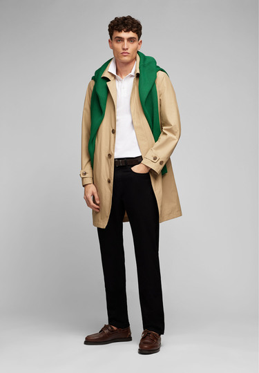 Regular Tapered 5 Pocket Jeans, black 