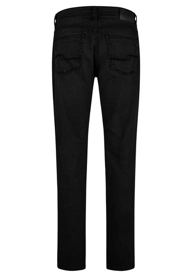 Regular Tapered 5 Pocket Jeans, black 