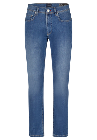 5-POCKET JEANS BELFORT, steel blue Frontansicht
