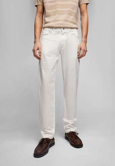 5-POCKET JEANS BELFORT, white