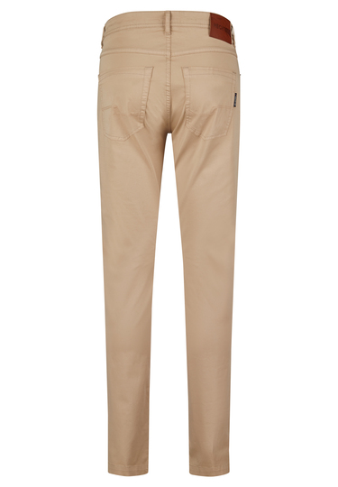 5-POCKET JEANS BELFORT, sand Rückansicht