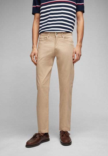 5-POCKET JEANS BELFORT, sand