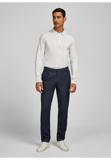 Bequeme Chino, midnight blue 