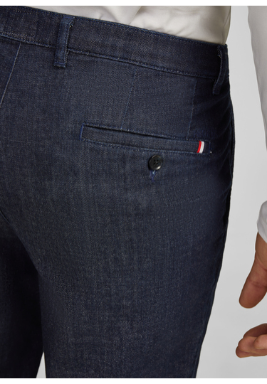 Bequeme Chino, midnight blue 