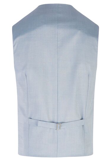 H-XTENSION Weste, light blue Rückansicht