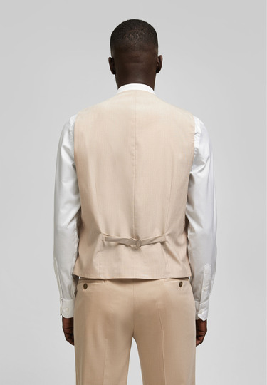 H-ECO Vest, beige Rückansicht