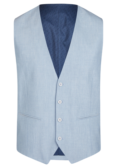 H-ECO Vest, light blue Frontansicht