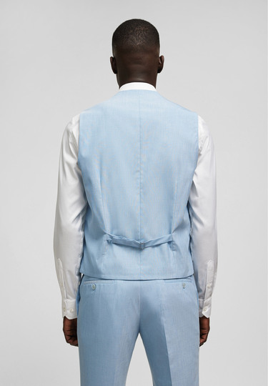 H-ECO Vest, light blue Rückansicht