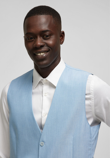 H-ECO Vest, light blue Detailansicht 1