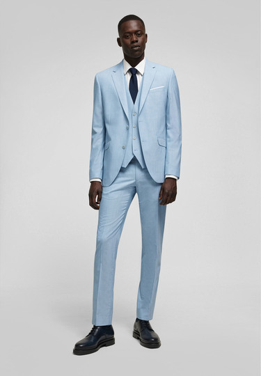 H-ECO Vest, light blue Detailansicht 2