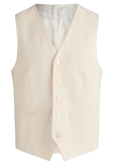 Weste, antique white Frontansicht