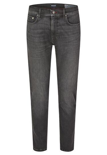 Regular Tapered Fit 5-Pocket Jeans aus Hightech-Fasern, graphite Frontansicht