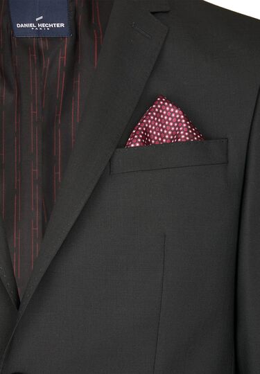 Shape Fit Baukasten Sakko in Woll-Mix Uni mit Performance Stretch Uni, black