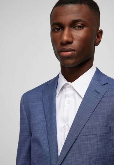 Modern Fit Sakko, light blue Detailansicht 1