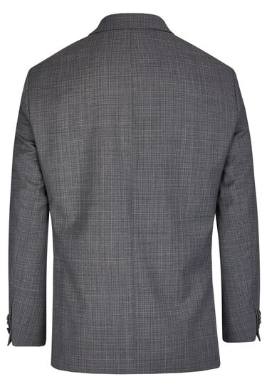 Modern Fit Sakko, grey Rückansicht