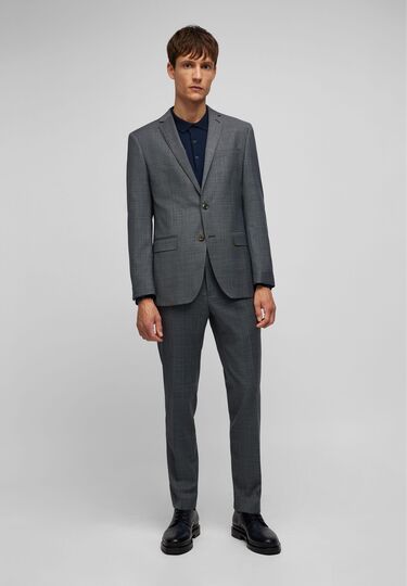 Modern Fit Sakko, grey 