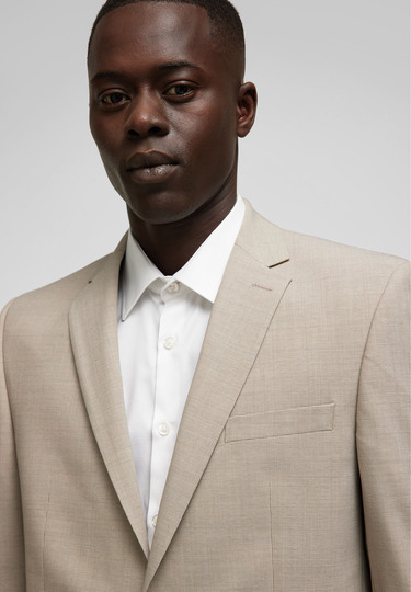 DH-XTENSION Sakko mit Hahnentrittmuster, sand 