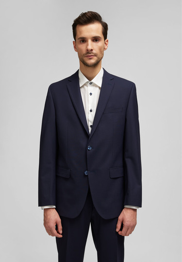 H-ECO Sakko mit Pattentaschen, navy