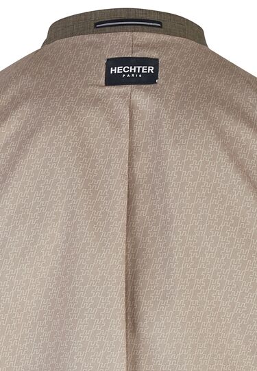 H-ECO Sakko mit Fil-à-Fil-Muster, beige