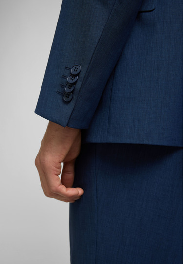 H-ECO Sakko mit Fil-à-Fil-Muster, royal