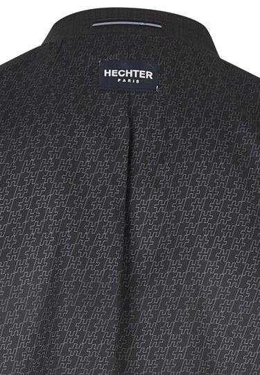 H-ECO Sakko mit Fil-à-Fil-Muster, anthracite