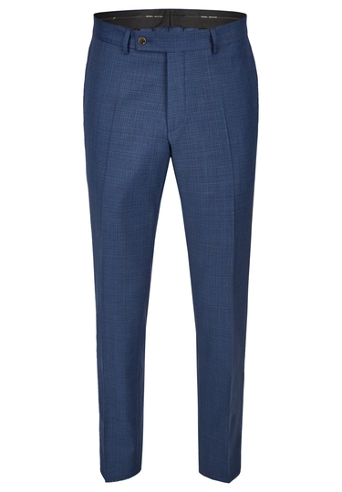 Modern fit Hose, midnight blue Frontansicht