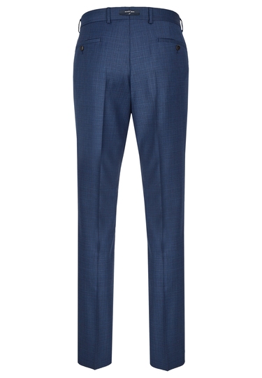 Modern fit Hose, midnight blue Rückansicht