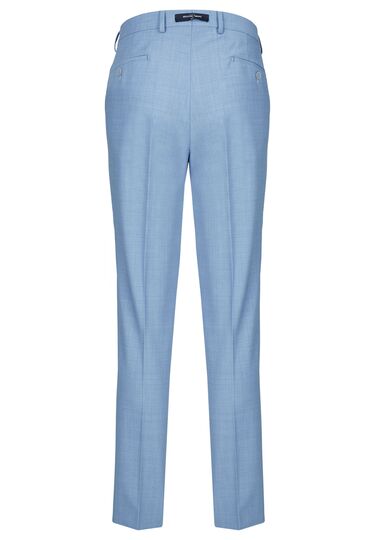 Modische Anzughose mit Strukturmuster, light blue Detailansicht 1