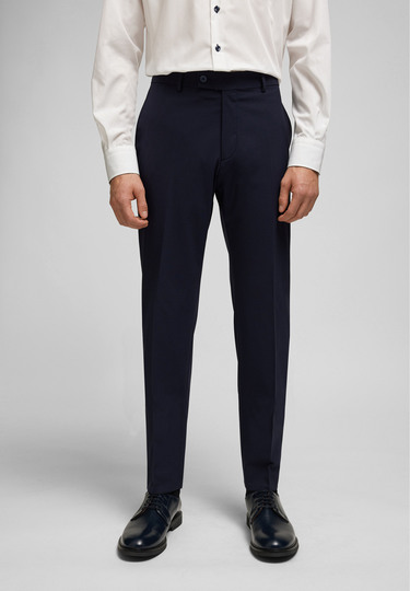 Timeless Suit Trousers in sustainable fabric, navy
