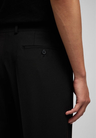 Timeless Suit Trousers in sustainable fabric, black Detailansicht 2