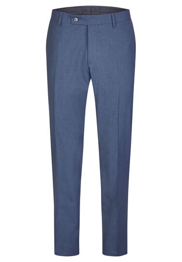 Trendige Anzughose mit Fil-à-Fil-Muster, royal Frontansicht