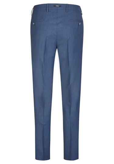 Trendige Anzughose mit Fil-à-Fil-Muster, royal Detailansicht 1