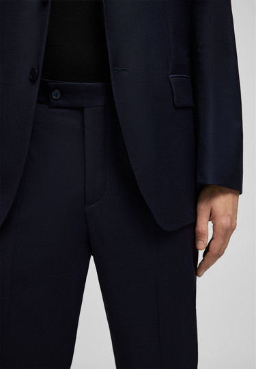 Zeitlose Anzughose aus nachhaltigem Gewebe, navy