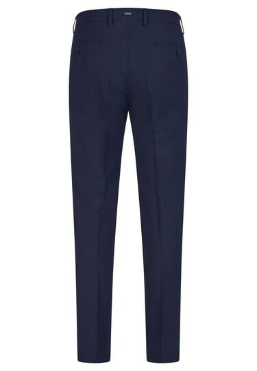 Modische Anzughose mit dezentem Muster, dark blue Detailansicht 1