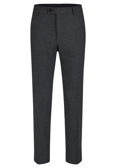 Modische Anzughose mit dezentem Muster, carbon Frontansicht